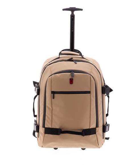 MOCHILA RUEDAS POLAR BEIGE